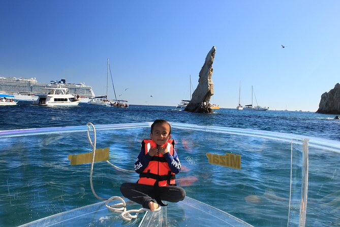 45 Minute Transparent Boat Ride to the Arch of Cabo San Lucas - Pelican Rock and the underwater view