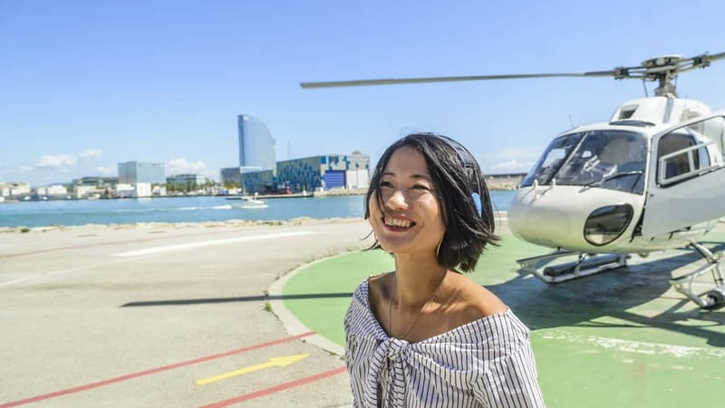 Barcelona: Helicopter Flight & Heliport Boat Transfer - How long are you really in the helicopter?