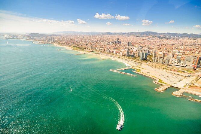 Barcelona's Panoramic Helicopter Flight & Heliport Boat Transfer - The included flight video