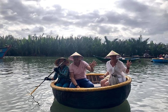 Basket Boat ride to Coconut Jungle &Hoi An city Tour,Night Market - Starting at 2 p.m. from Da Nang or Hoi An