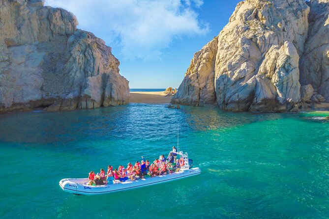Boat Ride to the Arch and Beach Camel Ride in Cabo San Lucas - Cabo’s Arch by fast boat