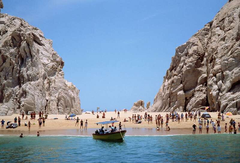 Cabo San Lucas: glass-bottom boat ride to "End of the Earth" - Lover’s Beach and Divorce Beach