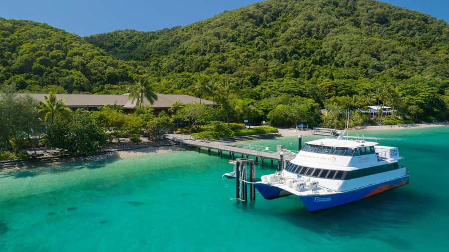 Cairns: Fitzroy Island Ferry with Optional Lunch & Activity - The catamaran ride to Fitzroy