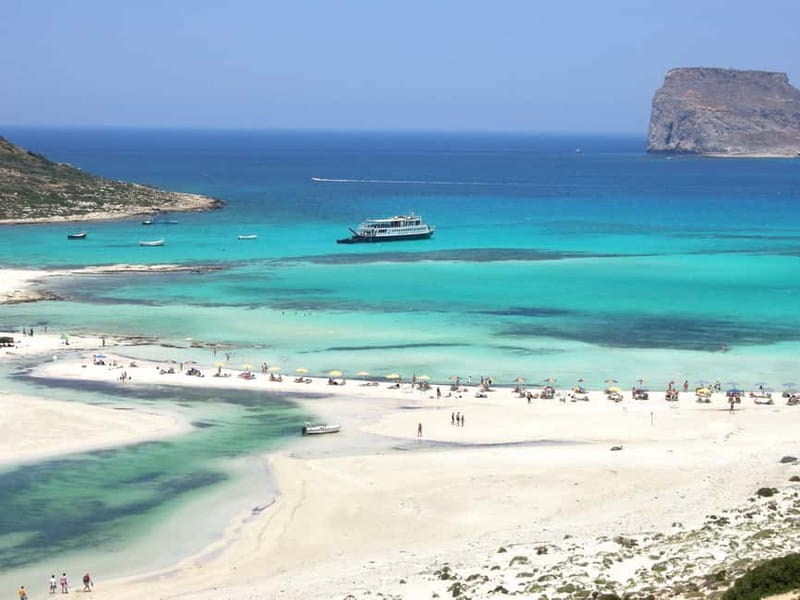 Chania/Rethymno: Balos & Gramvousa With Pickup & Boat Ticket - Boarding at Kissamos and the first hour on the water