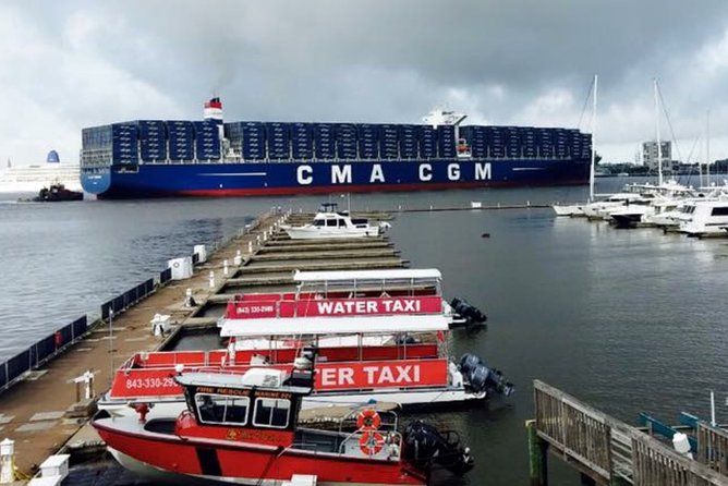 Charleston Water Taxi Cruise with Dolphin Sighting - Commentary can range from lively to quiet