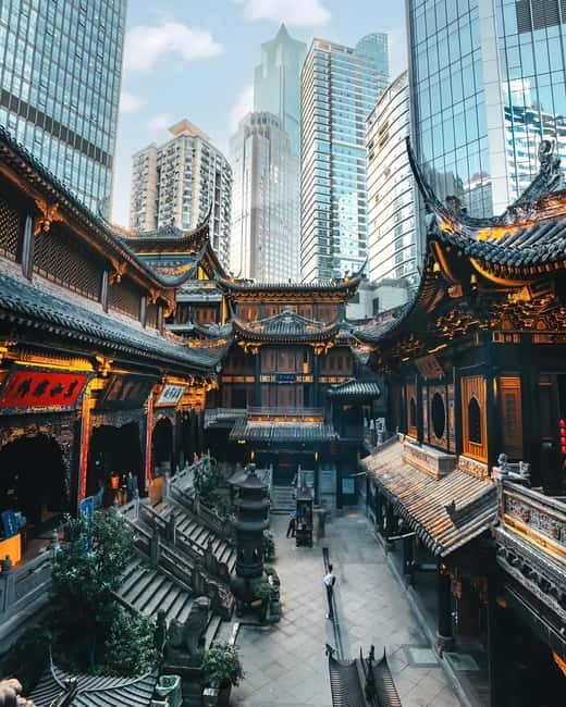 Chongqing: Trendy Spots, Cableway & Ferry Private Tour - Crossing the river by cableway