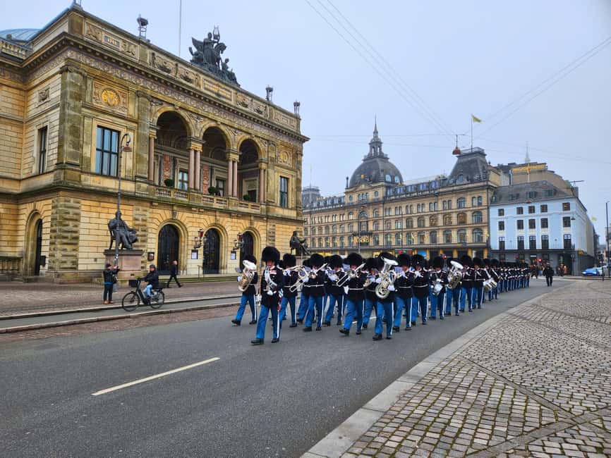 Copenhagen Combo: Walking Tour, Harbor Ferry & Royal Guards - From Tivoli Gardens to Christiansborg Palace