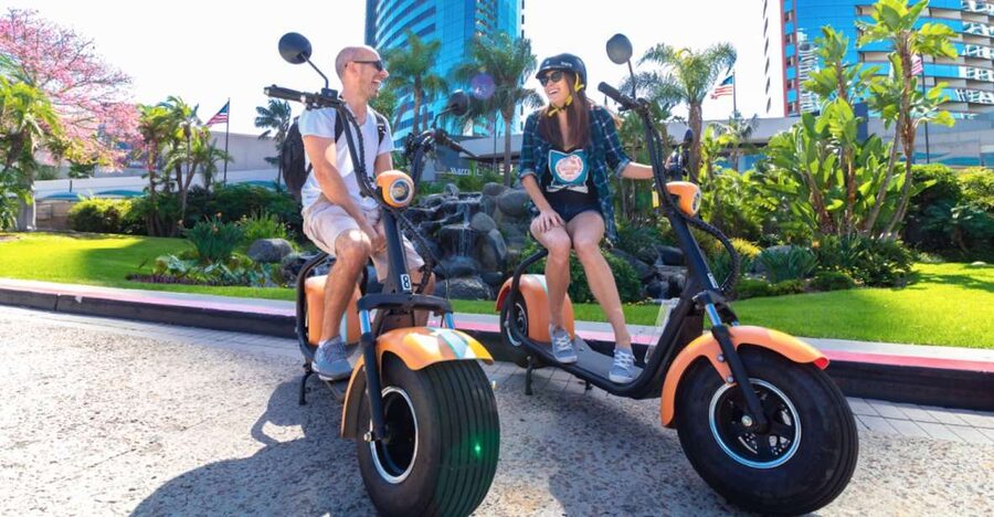 Coronado: GPS-Guided Scooter Tour & Round-Trip Ferry - San Diego Bay from the 15-minute ferry