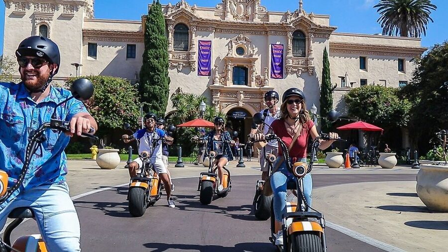 Coronado: GPS-Guided Scooter Tour & Round-Trip Ferry - Hotel del Coronado and the beach