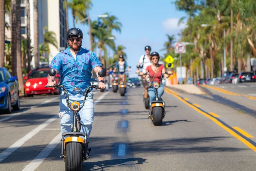 Coronado: GPS-Guided Scooter Tour & Round-Trip Ferry - Bayview Park and the ride back