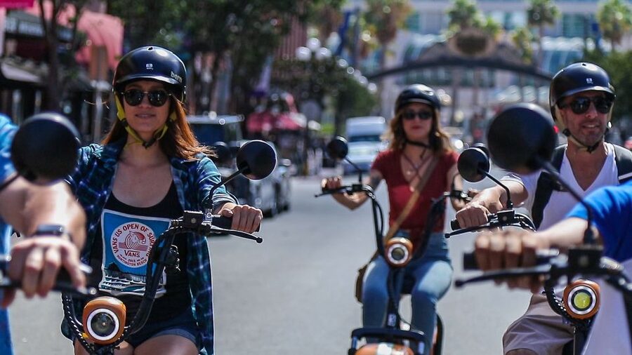 Coronado: GPS-Guided Scooter Tour & Round-Trip Ferry - Downtown Coronado and Spreckels Park