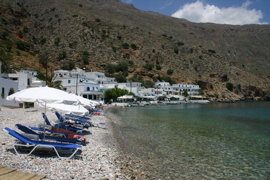 Crete: Roundtrip Boat Ride to Loutro with Hotel Transfer - Views of Imbros Gorge and the Libyan Sea