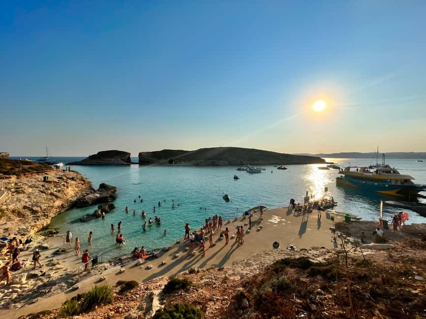 Evening Catamaran Ferry Cruise To The Blue Lagoon - The coastal ride toward Comino