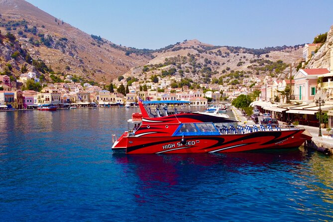 Fast Boat To Symi & St George's Bay Directly from Faliraki Beach - Key points at a glance