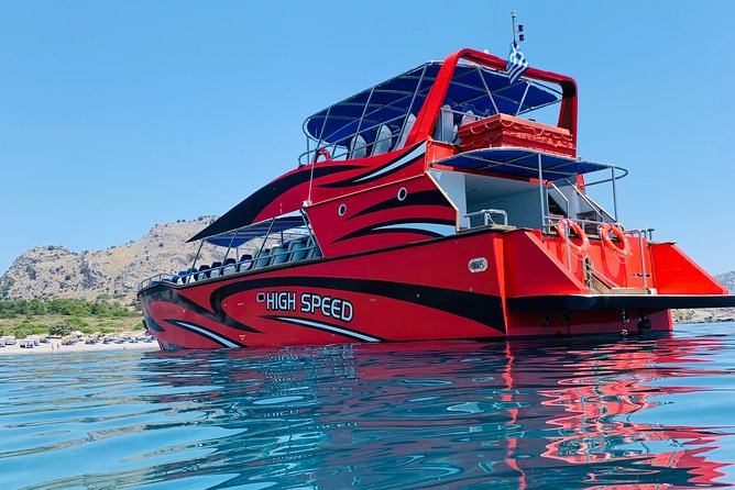 Fast Boat To Symi with a swimming stop at St George's Bay! (Only 1hr journey) - What the fast boat ride feels like