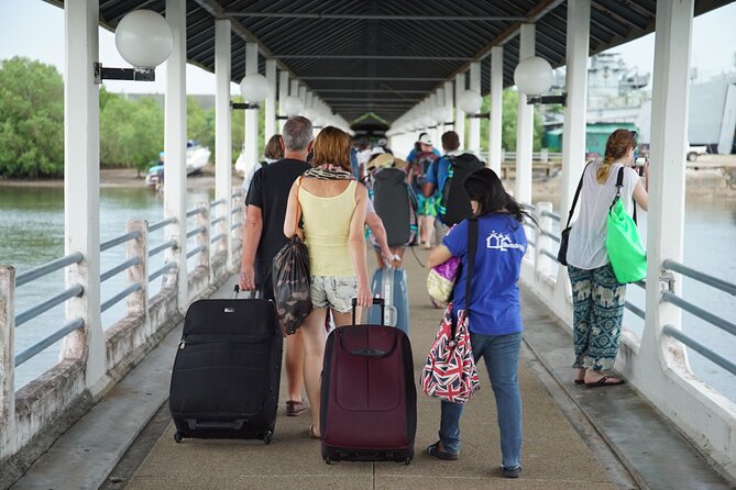 Ferry Transfer from Krabi Klong Jilad Pier to Phi Phi Tonsai - Luggage and the practical side of the crossing