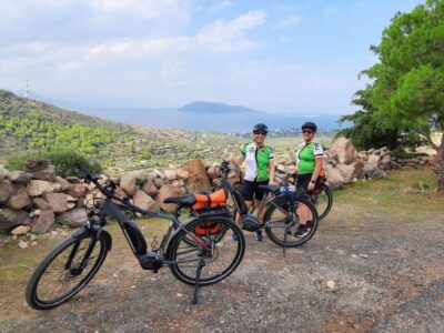 Aegina Island E-Bike Tour with Ferry Tickets