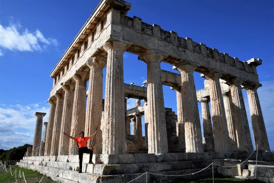 From Athens: Aegina Island E-Bike Tour with Ferry Tickets - Walking Through Paleochora, Aegina’s Medieval Citadel