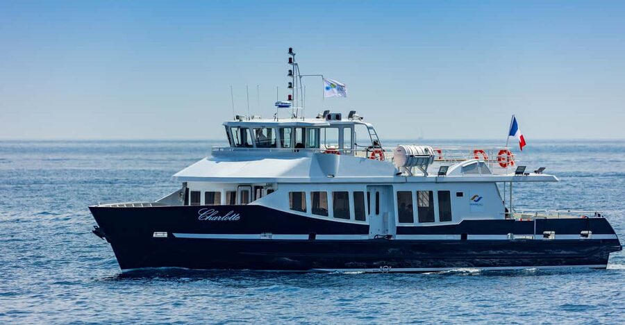 From Cannes: Roundtrip Ferry to Monaco - The morning crossing and Riviera views