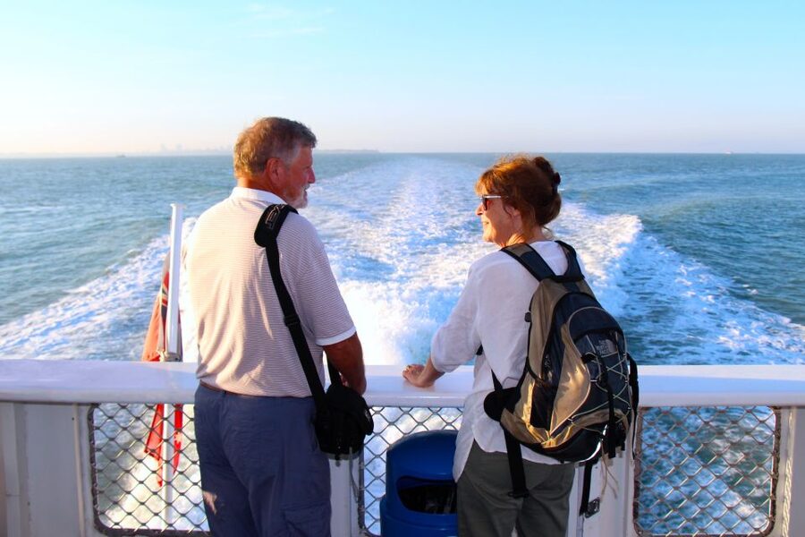 From Darwin: Tiwi By Design Tour by Ferry - A Tiwi welcome at Tiwi Design