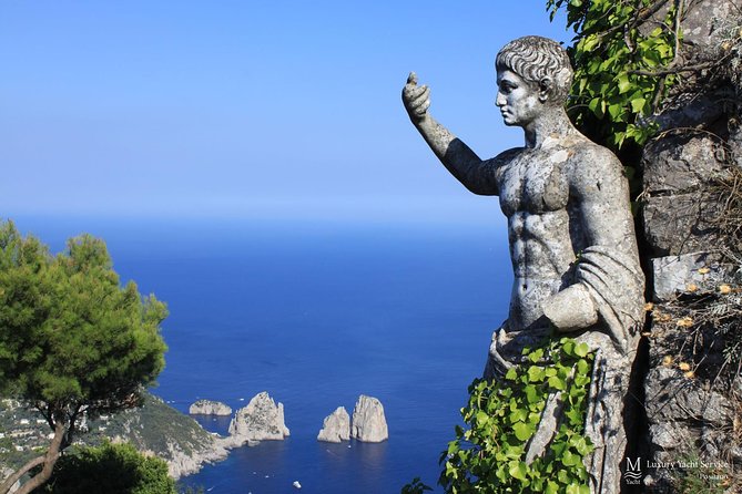 From Naples: Capri and Anacapri Small Group Tour + Ferry - Augustus Gardens and the Faraglioni view