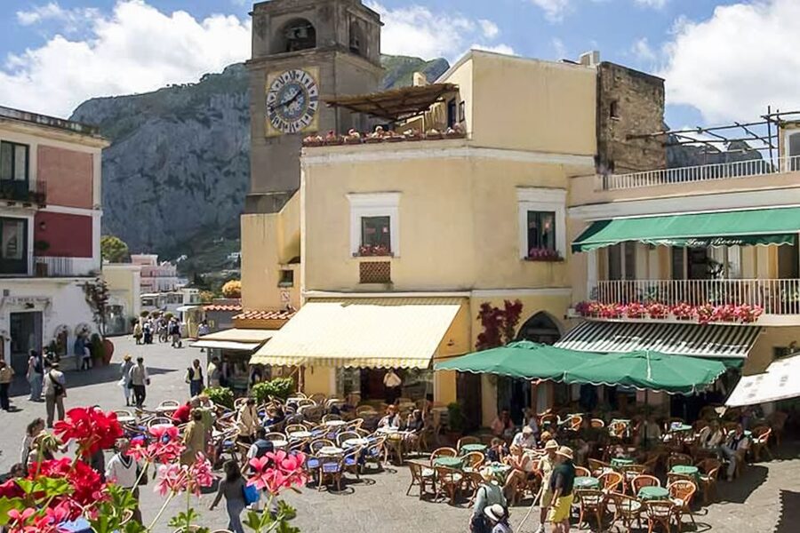 From Naples: Capri Guided Tour with Ferry Tickets & Minibus - Marina Grande to Anacapri by minibus