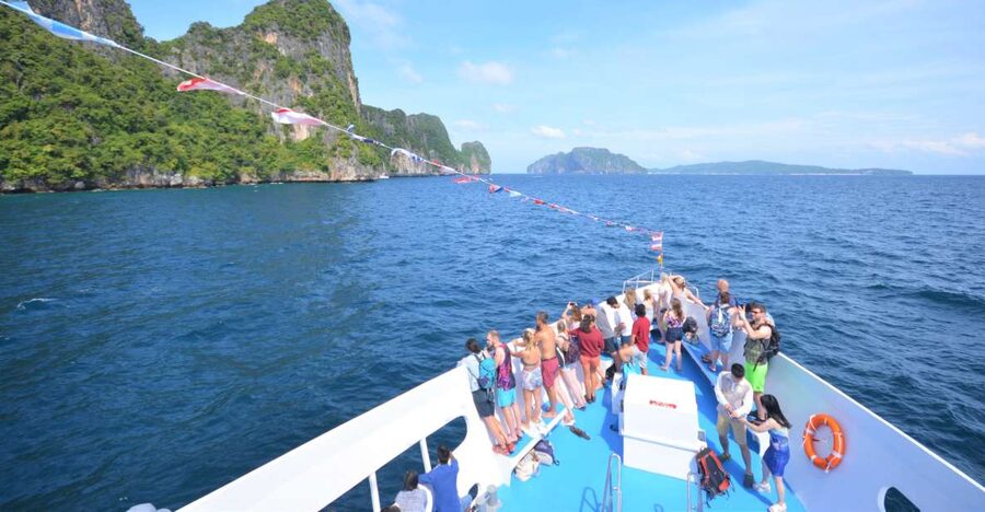 From Phuket: Snorkeling Ferry Cruise to Phi Phi Islands - The long ride from Phuket to Phi Phi