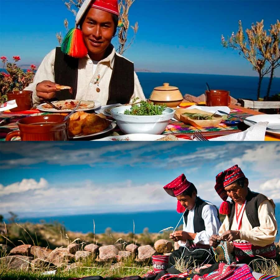 From Puno: Uros Islands and Taquile by Fast Boat with Lunch - Taquile textile art and local traditions