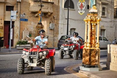 Gozo: Full-Day Quad Tour with Private Round-Trip Boat