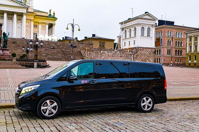 Guided tour to Helsinki from Tallinn by VIP car with return ferry ticket - Jugend architecture and Katajanokka