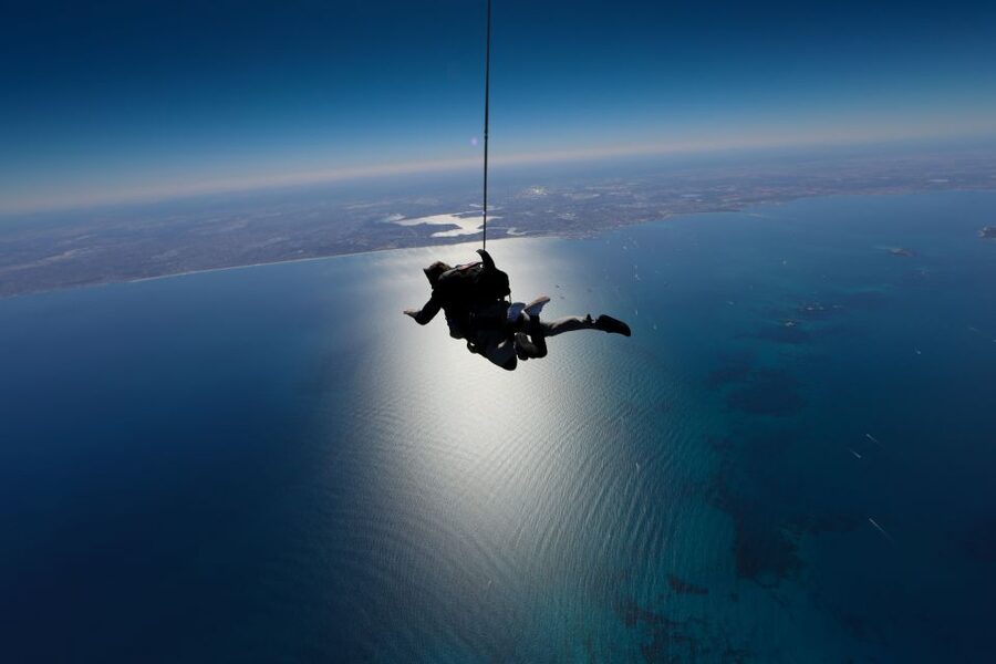 Hillary's Harbour: Rottnest Island Skydive and Ferry Package - Five minutes beneath the parachute
