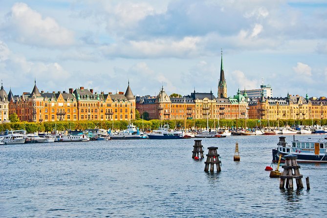 Hop-On Hop-Off Bus and Boat Ticket in Stockholm - Nybroplan and the route toward Djurgården