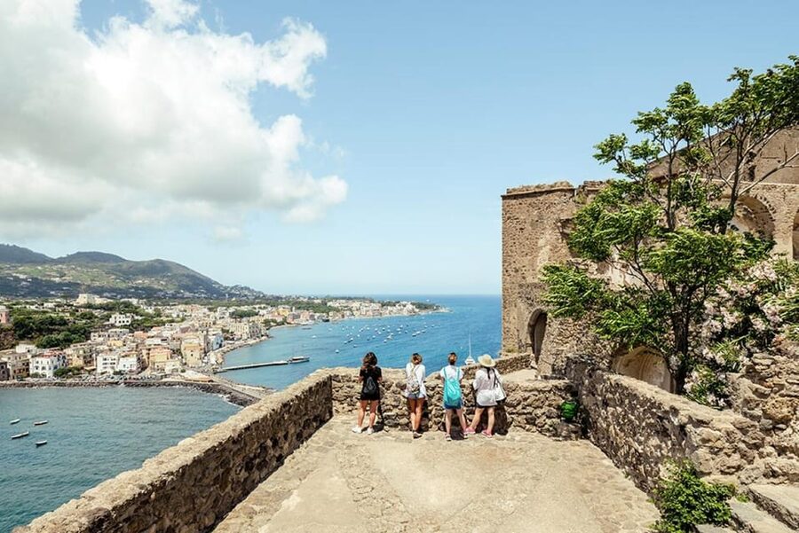 Ischia: Hydrofoil+Transfer+Aragonese Castle Entry Ticket - Churches, medieval buildings, gardens, and exhibits