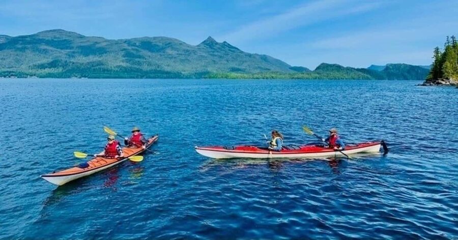 Ketchikan: Orca Cove Fast Boat and Sea Kayak Tour - Orca Cove from a sea kayak