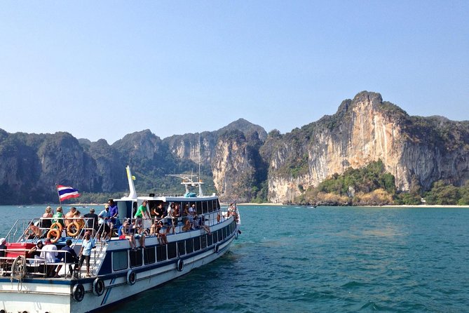 Koh Phi Phi to Railay Beach by Ao Nang Princess Ferry - Arriving offshore and transferring to Railay West