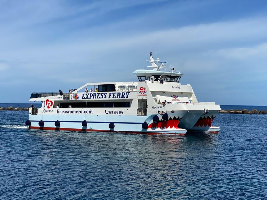 Lanzarote: Return Ferry to La Graciosa with Bus Pickup - The morning pickup from Lanzarote resorts
