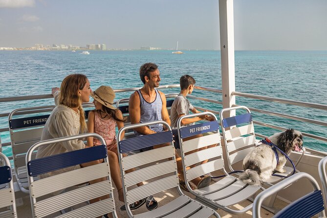 Luxury FERRY Xcaret: From Cancun to Isla Mujeres - Inside or outside: choosing your seat