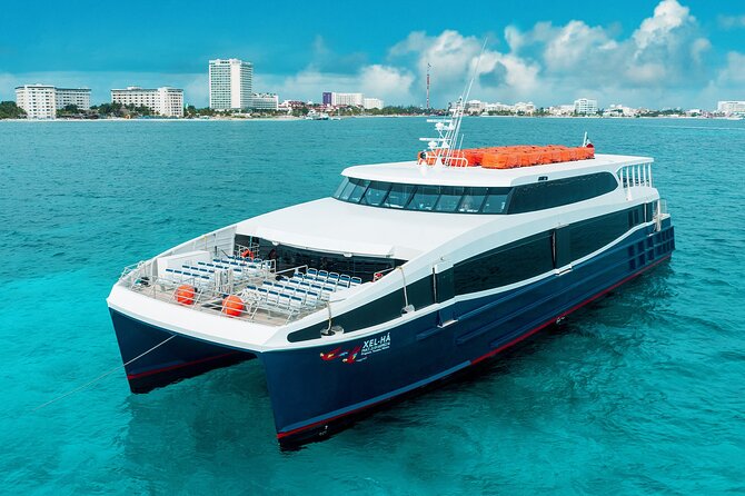 Luxury FERRY Xcaret: From Playa del Carmen to Cozumel - Clean cabins, outdoor seats, and motion sickness