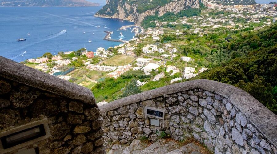 Naples: Capri Island by Hydrofoil - Reaching Anacapri by minibus