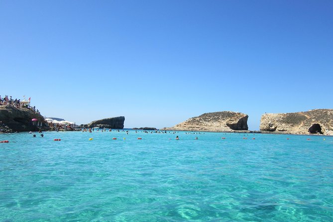 Okikoki Banis - Comino Blue Lagoon Speedboat Trip- Fast Ferry - Comino’s caves before the beach