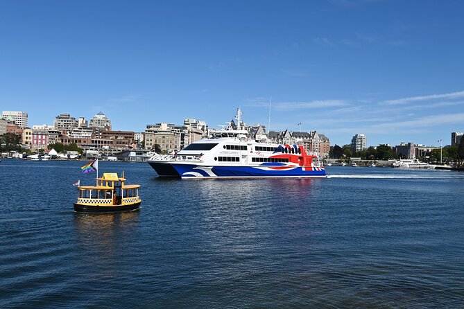 One-Way High-Speed Passenger Ferry: Victoria, BC to Seattle, WA - Economy, Comfort, or Vista Class
