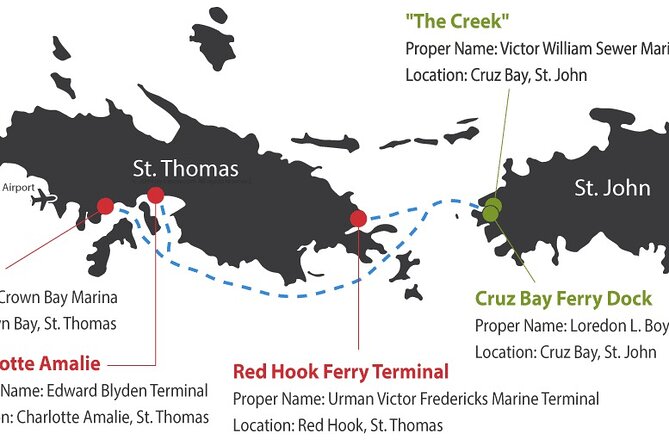 Paradise Taxi & Tours USVI- St. Thomas - Airport Transfer to Red Hook Ferry - Who will get the most from this transfer?