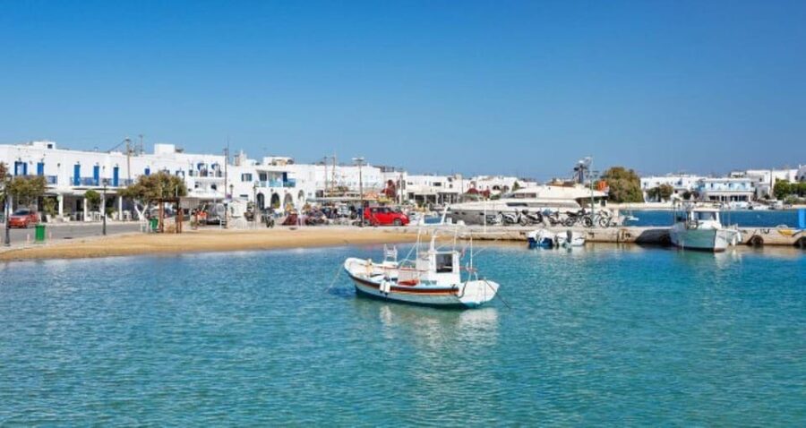 Paros & Antiparos Tour:Ferry ride, Villages & Beaches - Aliki and Drio: a scenic link to the south