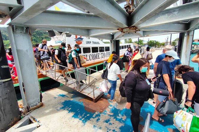 Phi Phi Island to Krabi Town by Ferry - Luggage is the main onboard concern