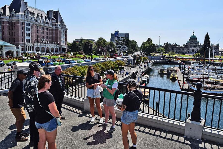 Pickle Pub Crawl: Ferry Rides and Appetizers - Fisherman’s Wharf: lively setting, limited shelter