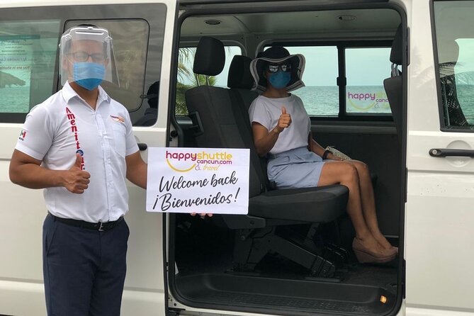 Private Roundtrip Transportation from Cancun Airport to Ferry Isla Mujeres - The private van ride to the ferry port