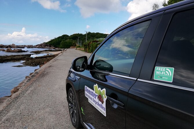 Private Transfer from PRASLIN Ferry Terminal - Inside the air-conditioned car