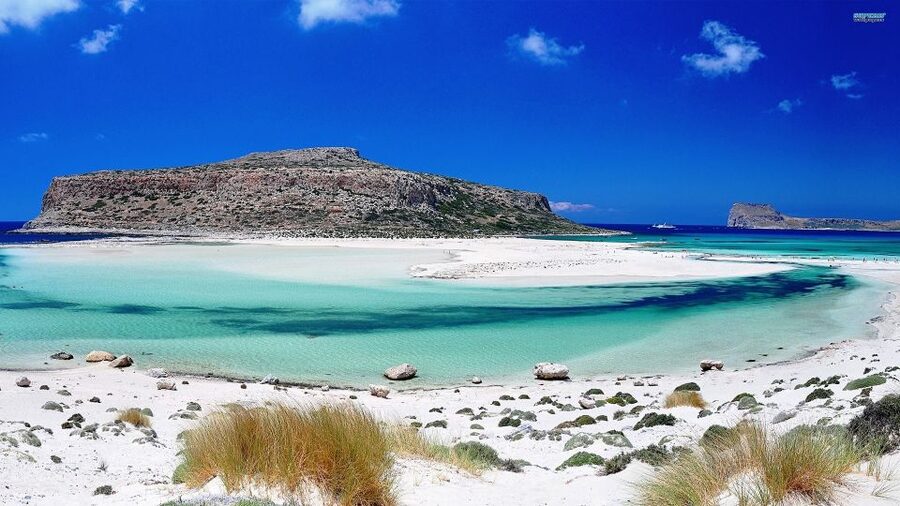 Rethymno Area: Gramvousa Island & Balos, Boat Ticket Extra - Balos Lagoon: beautiful, shallow, and busy