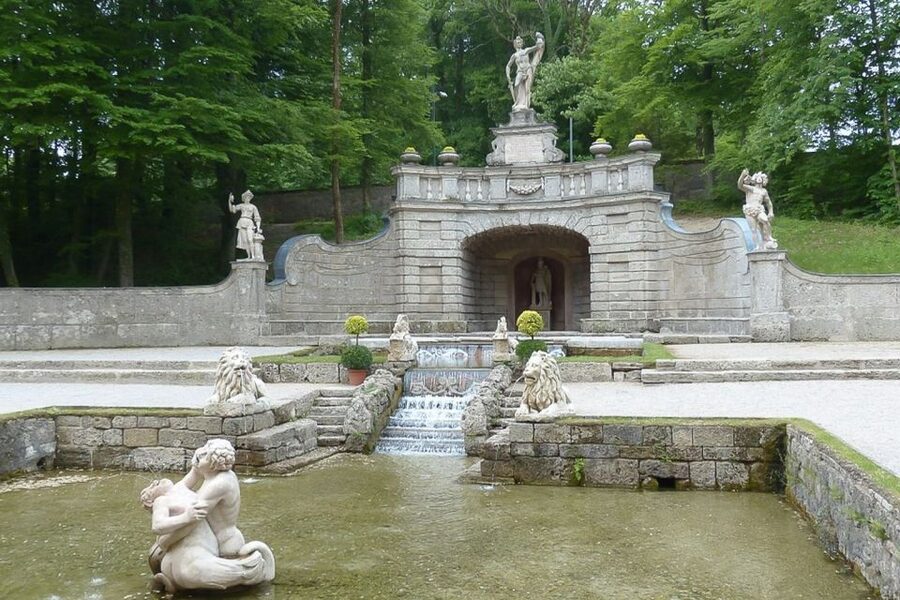 Salzburg: Boat Ride to Hellbrunn and Palace Visit - Inside the palace with the audio guide