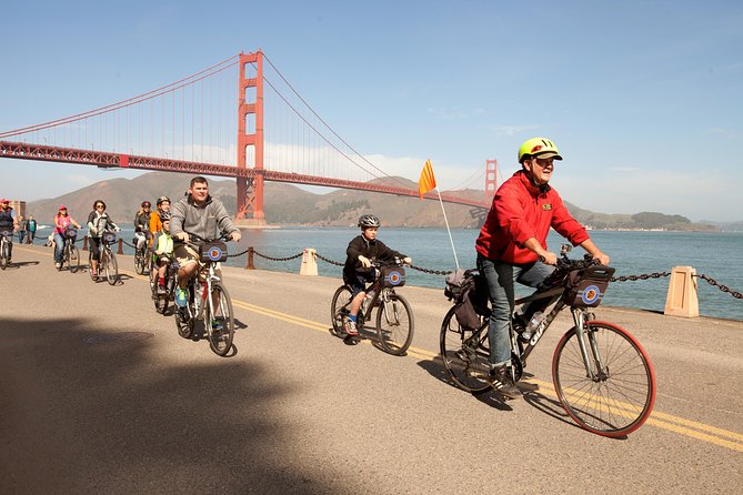 San Francisco Golden Gate To Sausalito Bike Tour - Aquatic Park and Fort Mason set the pace